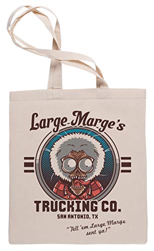 Wigoro Large Marge's Trucking Co. - Pee Wee Herman Bolsa De Compras Tote Beige Shopping Bag