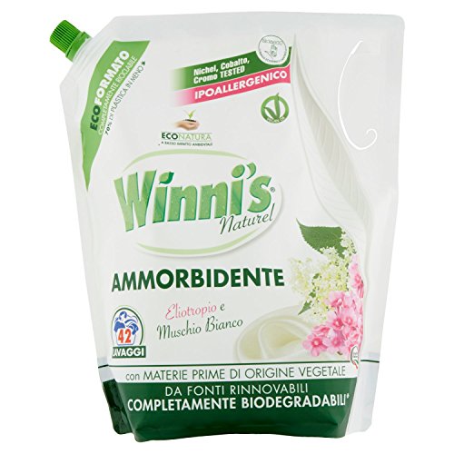 Winni's - Suavizante hipoalergénico con perfume de heliotropo y musgo blanco, 1,47 l