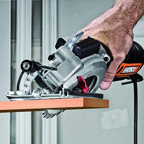 Worx WX427 Worx-WX427 Sierra Circular WorxSaw XL 710W 46mm 3 discos de corte, 710 W