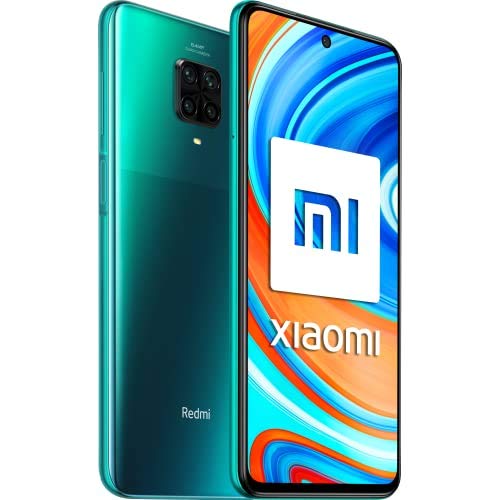 Xiaomi Redmi Note 9 Pro - Smartphone con pantalla FHD+ 6.67" DotDisplay (6 GB+128 GB, cámara cuádruple 64 MP con IA, SnapdragonTM 720G, batería 5020 mAh) Verde [European Version]