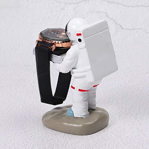 ZCQBCY Astronauta Watch Stand Rack Old Housekeeper Ring Pendientes Pulseras Collares Exhibición de Regalos Organizador de Soporte