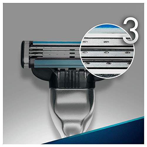 Gillette Mach 3 Recambio de Maquinilla de Afeitar para Hombre 5 Recambios