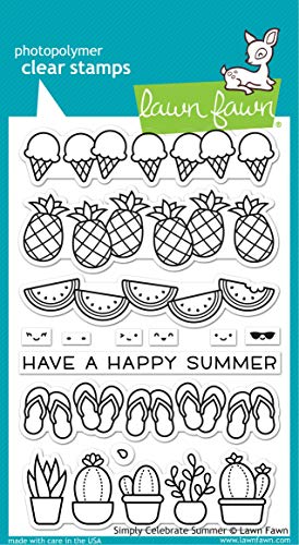 Lawn Fawn, Clear Stamp, Simply Celebrate Summer