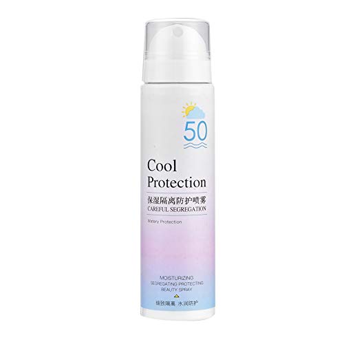 100 g SPF 50+ Summer Protective Mist, Spray humectante con filtro solar, Aislante Sunblock Mist, After Sun spray reparador, Spray protector solar no graso