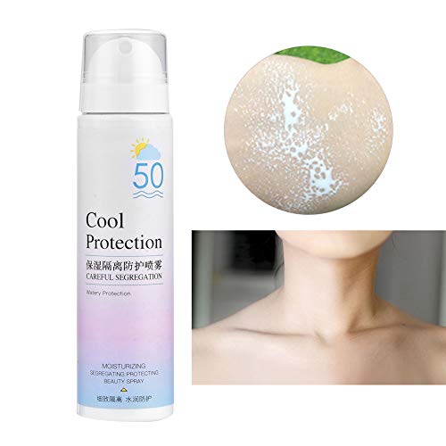 100 g SPF 50+ Summer Protective Mist, Spray humectante con filtro solar, Aislante Sunblock Mist, After Sun spray reparador, Spray protector solar no graso