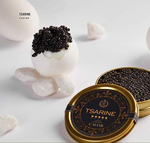 100g Negro Caviar | Esturión Siberiano Caviar | Acipenser Baerii | Malossol