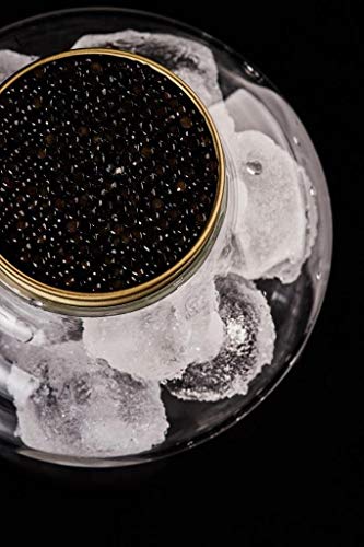 100g Negro Caviar | Esturión Siberiano Caviar | Acipenser Baerii | Malossol