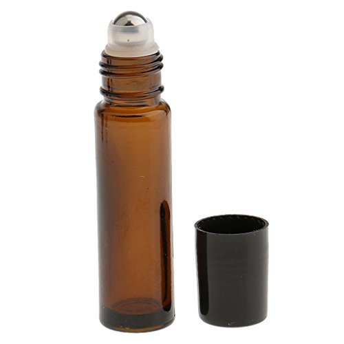 12pcs Venta al Por Mayor 10ml Rollo de Vidrio Vacío en Botellas de Perfume Esencial