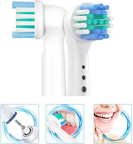 16 Precision Clean Cabezales de repuesto para cepillos de dientes eléctricos, compatible para Braun Oral-B Cepillo de dientes eléctrico