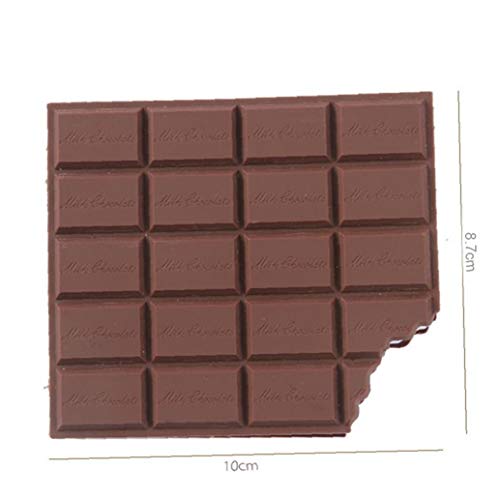 1PC chocolate sabor perfumado Bloc de notas creativo Bloque de mensajes del bolsillo de la escritura del libro de chocolate Memo Pad Escuela de papelería regalo para los cabritos