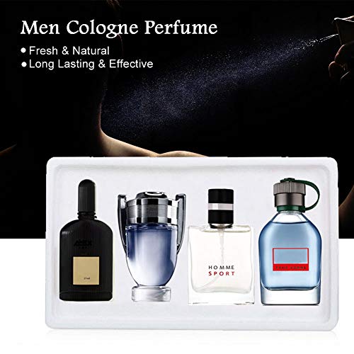 25ml 4 botellas de perfume para hombre, perfume ligeramente duradero Set de perfume de Colonia, Acción de Gracias navideña para Idea Adeau Homme