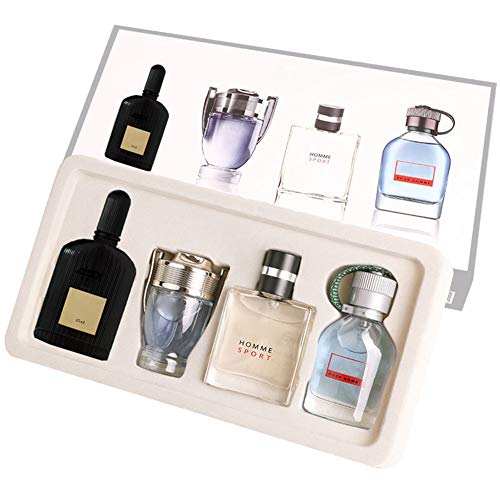 25ml 4 botellas de perfume para hombre, perfume ligeramente duradero Set de perfume de Colonia, Acción de Gracias navideña para Idea Adeau Homme