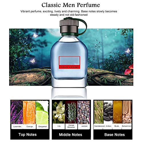 25ml 4 botellas de perfume para hombre, perfume ligeramente duradero Set de perfume de Colonia, Acción de Gracias navideña para Idea Adeau Homme