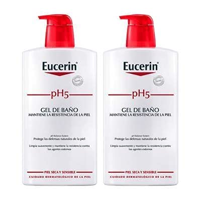 (3419586) Gel de Baño Eucerin marca de Beiersdorf |para la limpieza suave diaria| 1000ml, Pack 2UN.