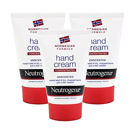 3x Neutrogena Norwegian Formula Concentrated Hand Cream 50ml