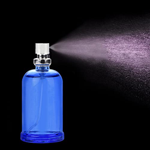 50 ml Eau de Toilette, Agua de tocador Perfume de Colonia Clásico para Hombre, Perfume Sexy de Tentaciones de Caballero Maduro de larga duración(azul)