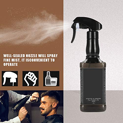 500 ml botella vacía spray botella barbería spray alta presión peluquería para peluquería belleza venta productos para peluquería salón de belleza