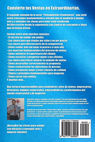 51 Consejos de Ventas: Claves para Vender Más y Triunfar Vendiendo: 2 (Pensamientos Vendedores)