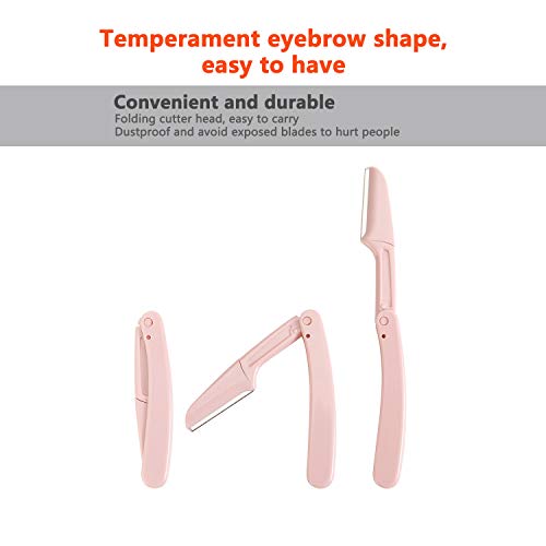 6 piezaseyebrow blades，corta cejas，cuchilla facial mujer，cuchillo de afeitar，Cuchillas de afeitar para rostros masculinos y femeninos