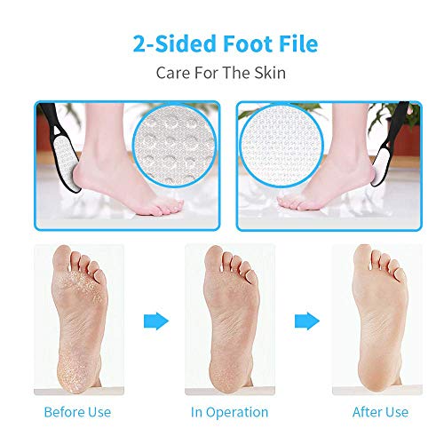 7 stars Kit de Pedicura, 13 en 1 Profesional Kit de Herramientas de Pedicura Conjunto de Pie de Acero Inoxidable Escofina de Pie Remover la Piel Muerta Para el Cuidado de los Pies en Hogar