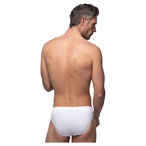 Abanderado Mini Slip de algodón, Blanco (Blanco 001), Large (Tamaño del Fabricante: G/52) para Hombre