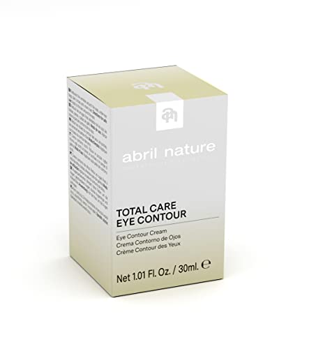 abril et nature Skin Total Care Eye Contour 30ml. Crema contorno de ojos. 100% Vegano. Corrector de arrugas y líneas de expresión. Extracto de Quinoa, flor de sauco, colágeno y acido hialurónico.