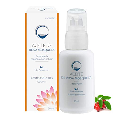 Aceite de Rosa Mosqueta Puro 100% Primera Prensada Antioxidante, Hidratante, Regenerador, Repara Cicatrices, Mejora la Pigmentacion - 30 ml