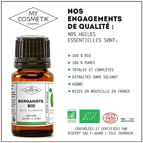 Aceite Esencial de Bergamota orgánico - MY COSMETIK - 10 ml