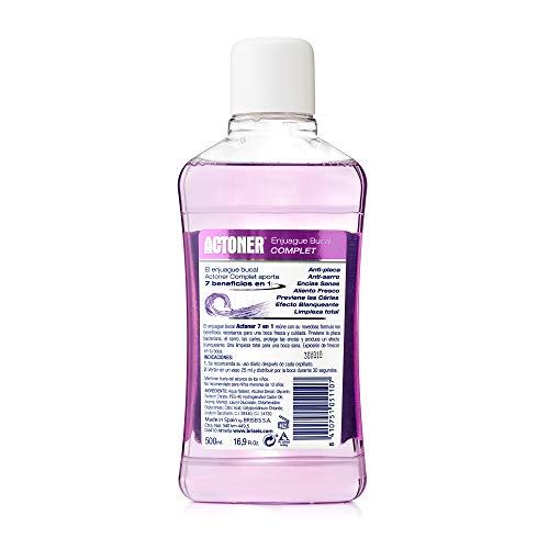 Actoner Enjuague Bucal Actoner Complet, Multicolor, 500ml, 6 Unidad