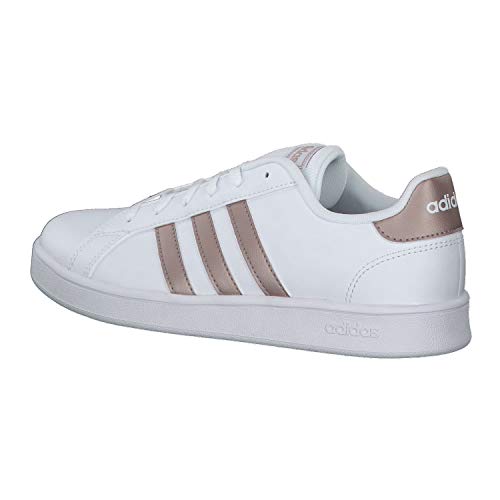 Adidas Grand Court K, Zapatillas, Multicolor Ftwwht Coppmt Glopnk 000, 38 2/3 EU