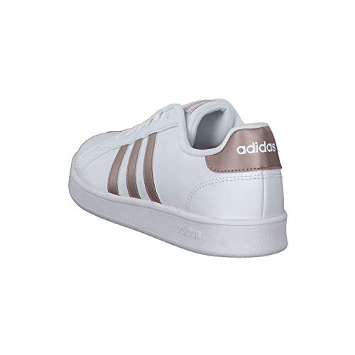 Adidas Grand Court K, Zapatillas, Multicolor Ftwwht Coppmt Glopnk 000, 38 2/3 EU