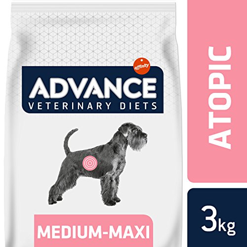 ADVANCE Veterinary Diets Atopic Care Medium/Maxi - Pienso Para Perros Adultos Con Problemas Atópicos De Razas Medianas y Grandes Con Trucha - Pack De 3 x 3 kg - Total 9 kg