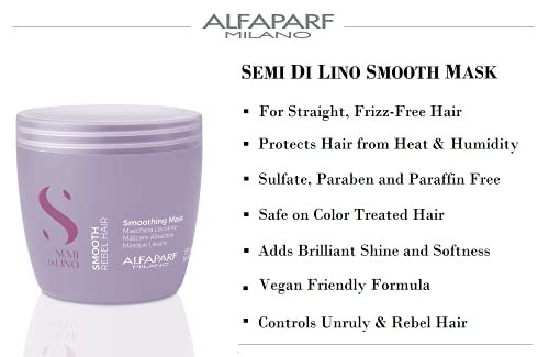 AlfaParf Semi Di Lino Smooth Smoothing Mask 500 Ml