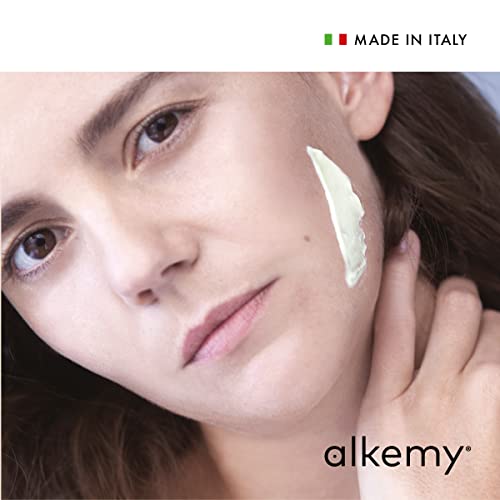 ALKEMY Crema Facial Antiarrugas – Cosmética natural – Acido Hialurónico y Colágeno Marino – fuerte acción Antiedad con Efecto Lifting – Crema Hidratante Dermatológicamente testada – LIFT FACE CREAM