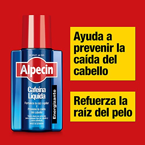 Alpecin Champú y Loción Anticaída | Champú Cafeína C1 y Cafeína Liquida | Champu anticaida hombre y con cafeina | Locion anticaida cabello hombre | Tratamiento para la caida del cabello