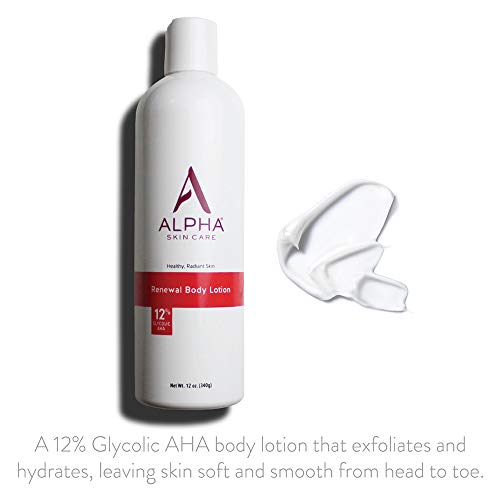 Alpha Skin Care Revitalizing Body Lotion with 12% Glycolic AHA, 12 Ounce by Alpha Skin Care