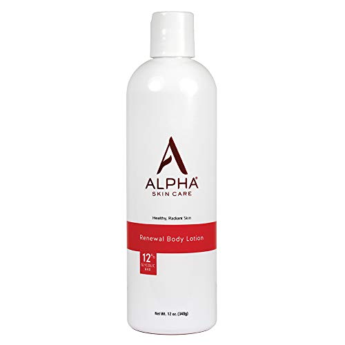 Alpha Skin Care Revitalizing Body Lotion with 12% Glycolic AHA, 12 Ounce by Alpha Skin Care