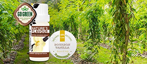 ALPHAPOWER FOOD Aromas alimentarios por repostería y bebidas I 10ml Vegano, Vainilla - Vanilla Bourbon 100% naturales con Sabor Premium I saborizante sin azucar - Flavdrops, Flavor Drops liquida