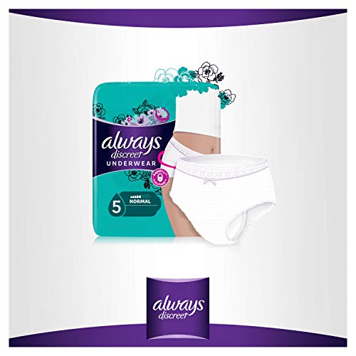 Always discreet - Culottes normal M para incontinencia, 12 unidades