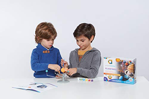 ambarscience- Planetario - Juguete Stem Educativo y DIY para Construir e Pintar el Sistema Solar 3D, para niños 6+. (Ambar Passion S.A. 108000120017)