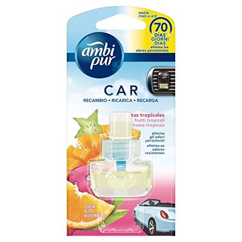 AMBI PUR Car Ambientador Recambio Fruta Tropical - 7 ml