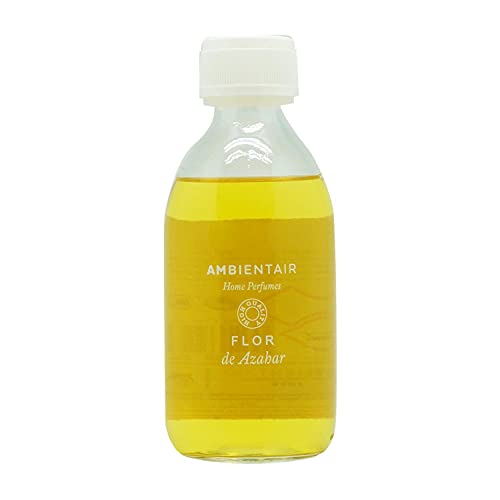 Ambientair Home Perfumes. Recambio para ambientador 250ml. Azahar. Recambio para difusor de Varillas. Líquido para Rellenar tu ambientador Mikado de palitos. Sin Alcohol.