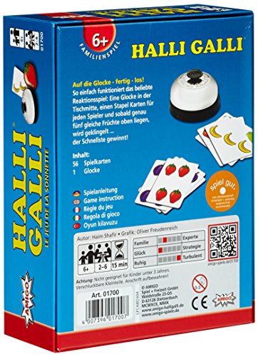 Amigo 1700 Halli Galli - Juego de Mesa [Importado de Alemania]