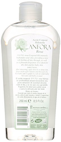 Anfora Aceite Corporal Rosa Body Oil, 8.5 Fluid Ounce by Anfora