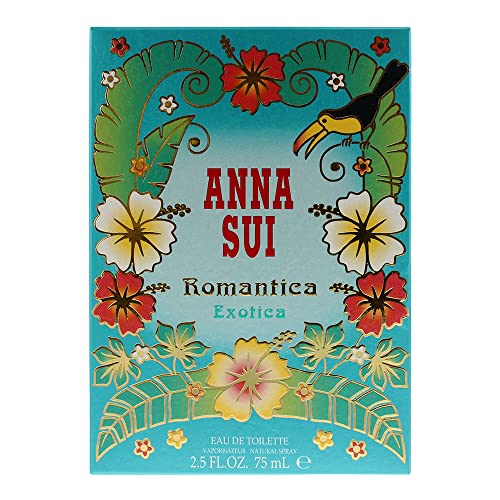 Anna Sui Romantica Exotica agua de colonia para mujer en spray, 75 ml