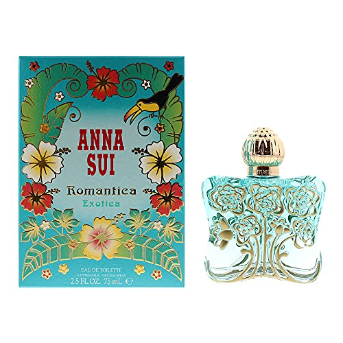 Anna Sui Romantica Exotica agua de colonia para mujer en spray, 75 ml