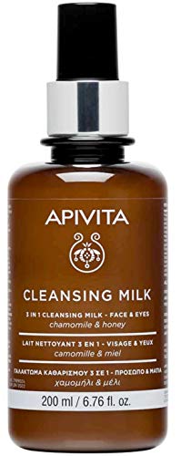 Apivita 3 In 1 Clenasing Milk For Face & Eyes 250ml