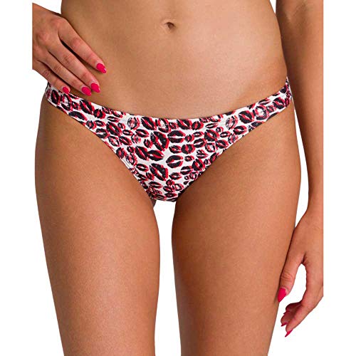 ARENA Free Brief Parte Inferior Bikini, Mujer, White Multi, XS