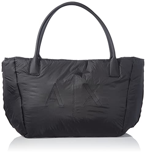 Armani Exchange Bolsa bomber para mujer, talla única, color Negro, talla Einheitsgröße