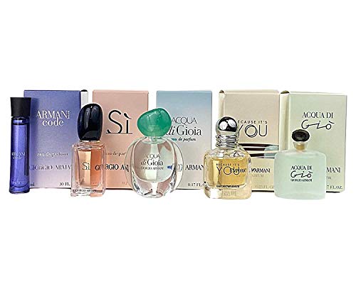 Armani Mini Set (Si Ep+Aqua Gio Et+Aqua Di Gioia+Code+Because It'S You)